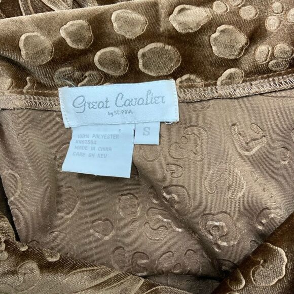 Great Cavalier by St. Paul stamped velvet tunic - Picture 5 of 5